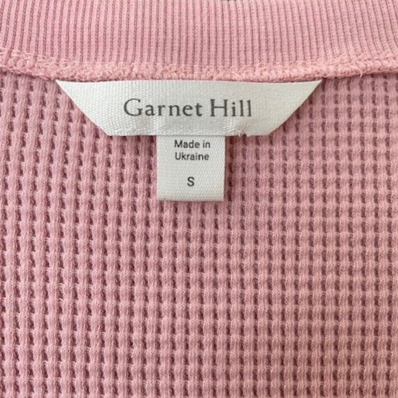 Garnet Hill Womens Waffle Knit Pullover Sz S EUC - Picture 3 of 8